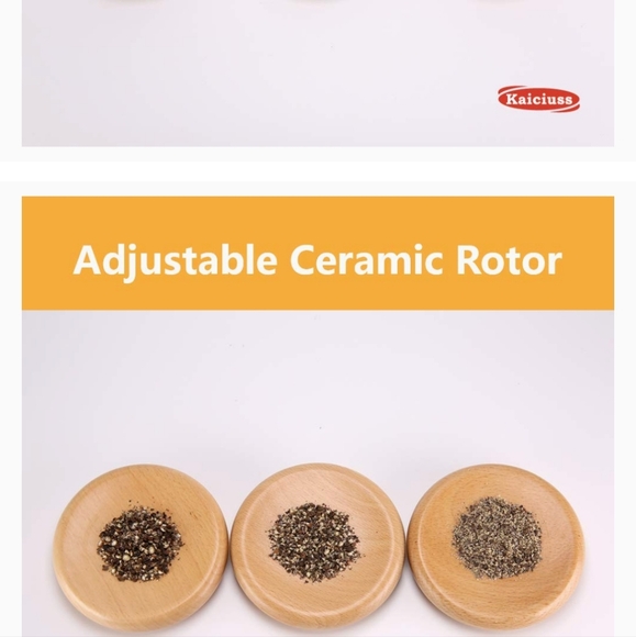 Kaiciuss Salt Pepper Grinder Mill Arcylic - Picture 9 of 9